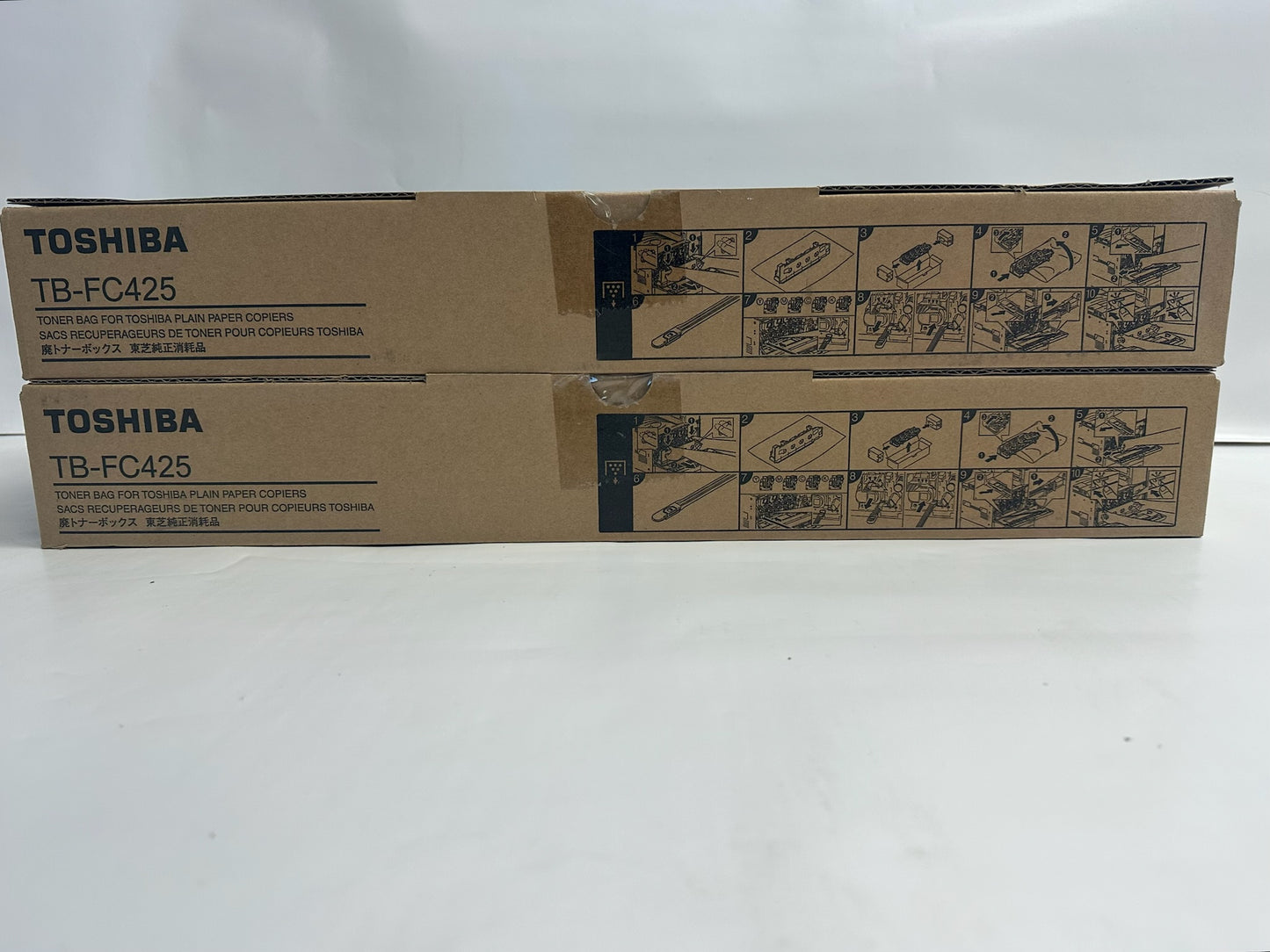 2 New Genuine Toshiba E STUDIO 2525AC,3025AC Waste Toner Bag TB-FC425, TBFC425