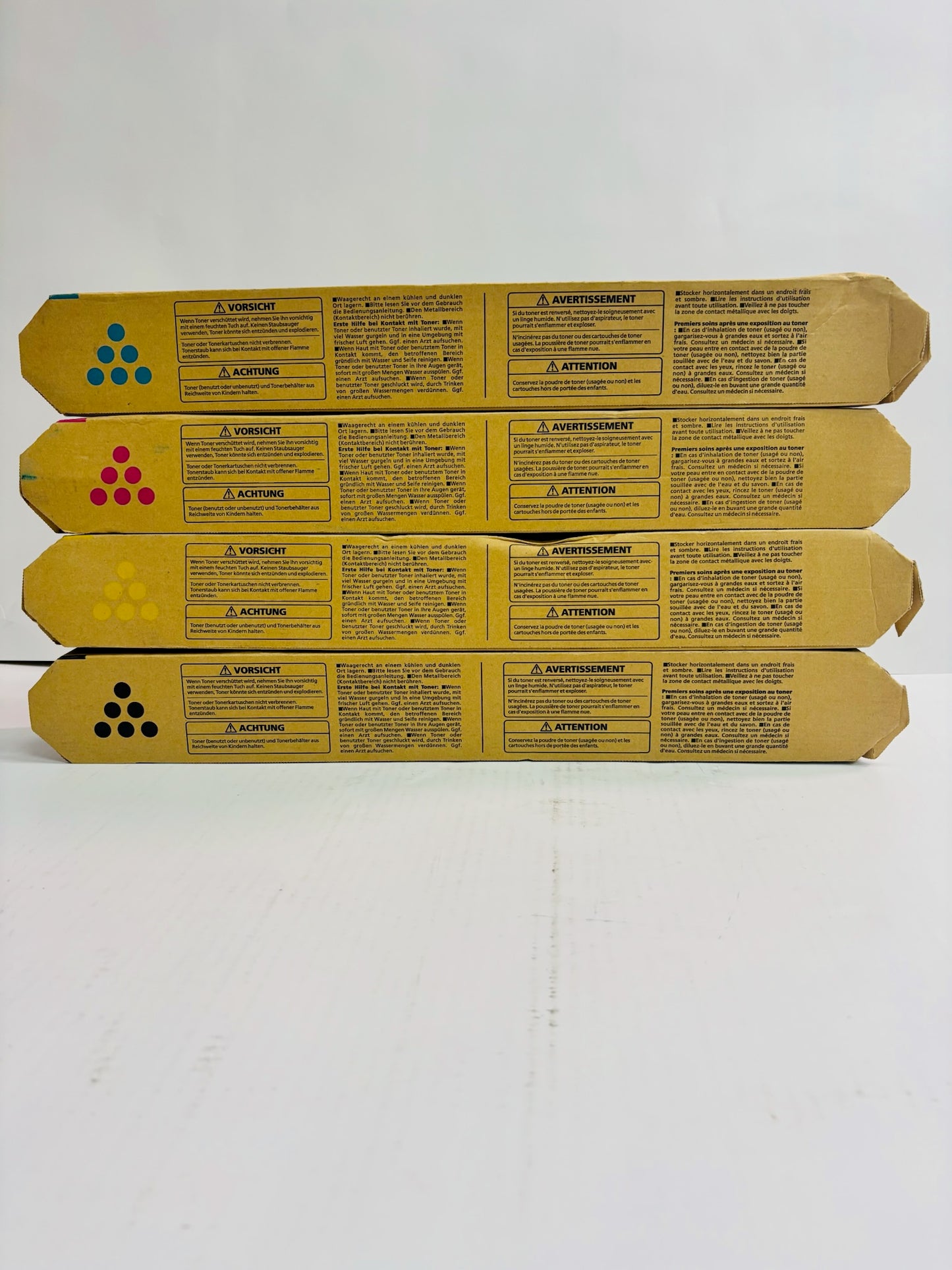 4 OEM Ricoh IM C4500,IM C6000 Cyan, Mag, Yellow & Blk Toner 842287,88,89,90 CMYK