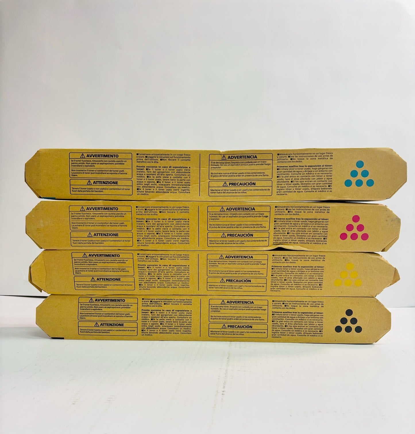 4 OEM Ricoh IM C4500,IM C6000 Cyan, Mag, Yellow & Blk Toner 842287,88,89,90 CMYK