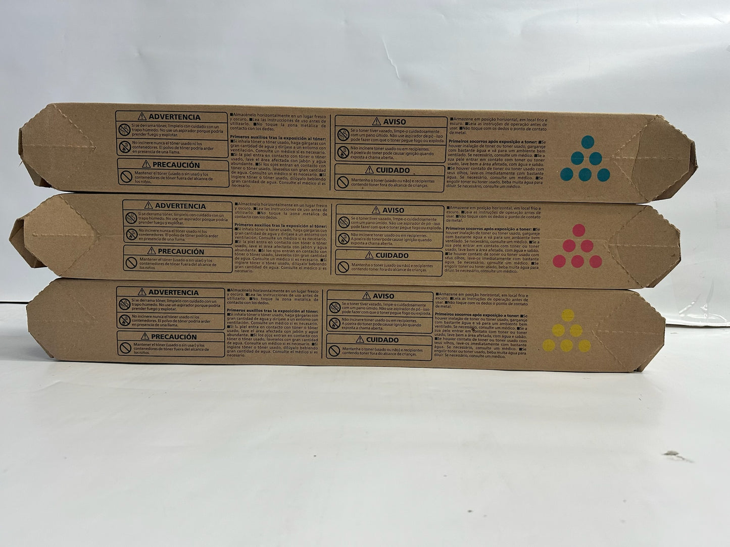 3 Genuine Ricoh MP C2503H,C2003,C2004 CMY Toners 841919,84120,84121 (No Black)