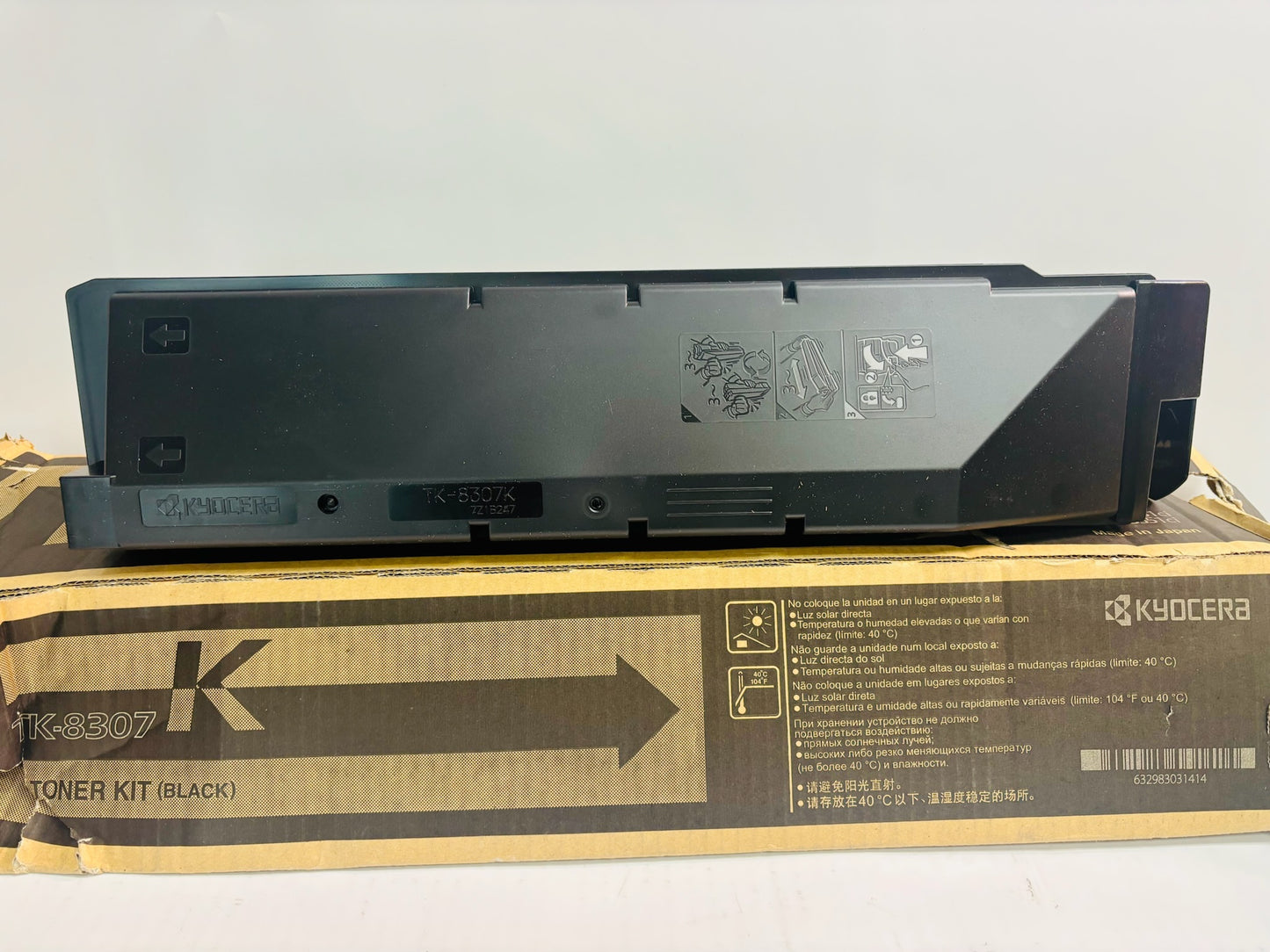 4 Open OEM Kyocera TASKalfa 3050ci,3051ci Cyan,Mag,Yel & Blk Toners TK-8307 CMYK