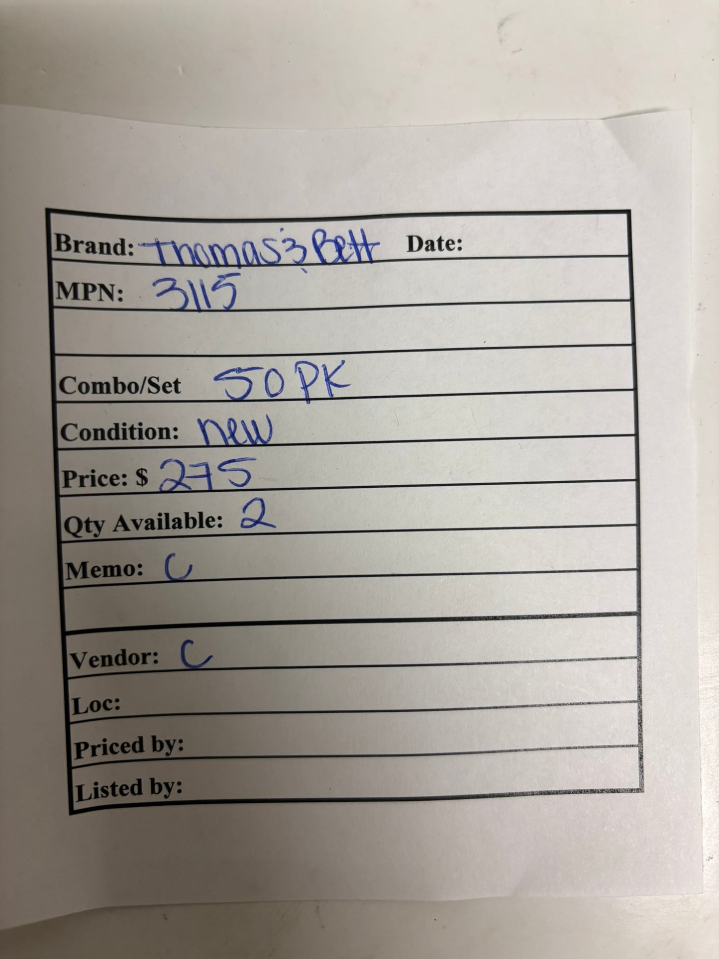 50 PK Thomas & Betts 3115 Tite-Bite Insulated Cable Connector, 3/4 Inch Trade Size
