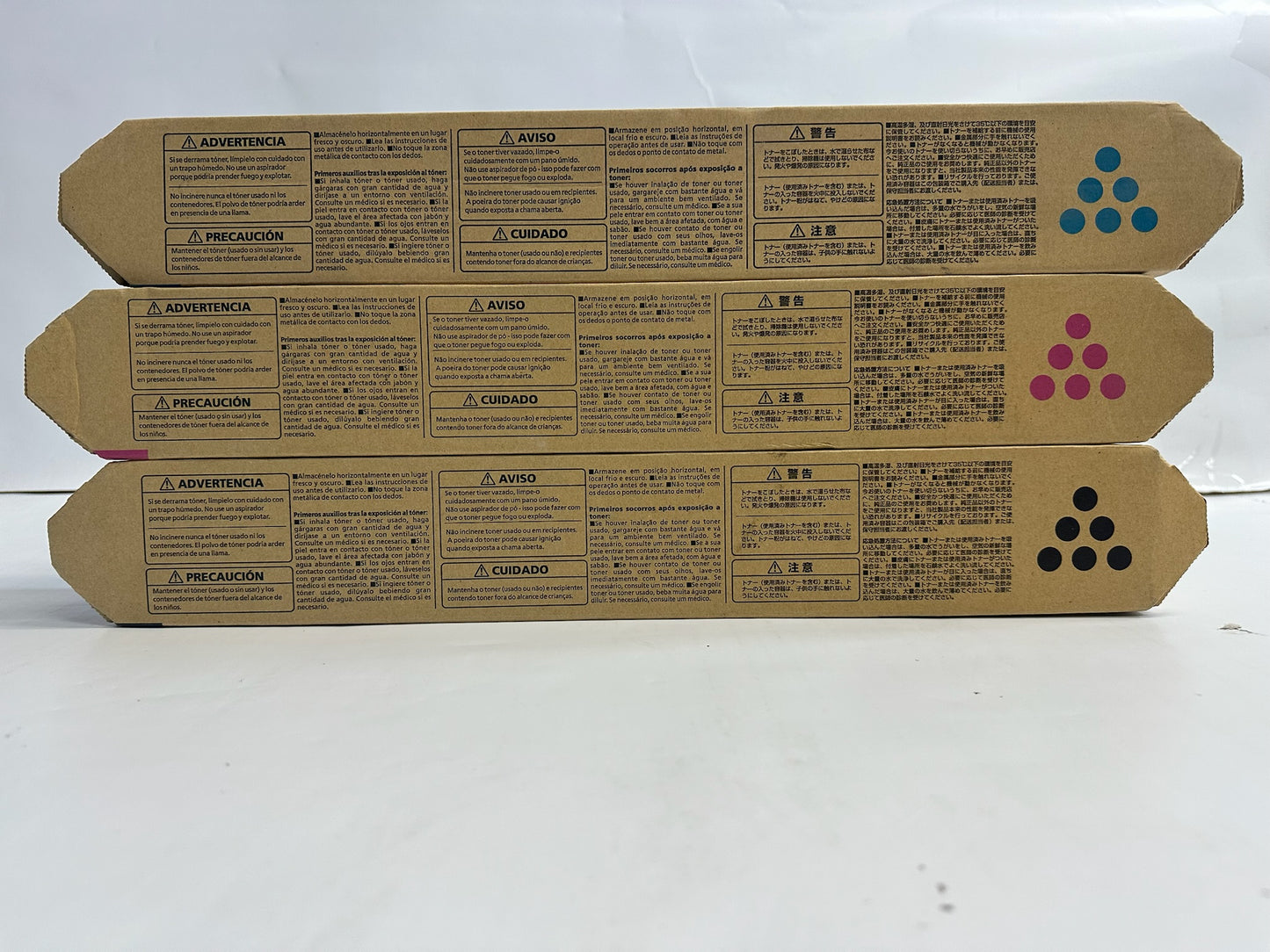 3 New Genuine Ricoh IM C300, C400 CMK Toners 842378,842379,842380 (No Yellow)