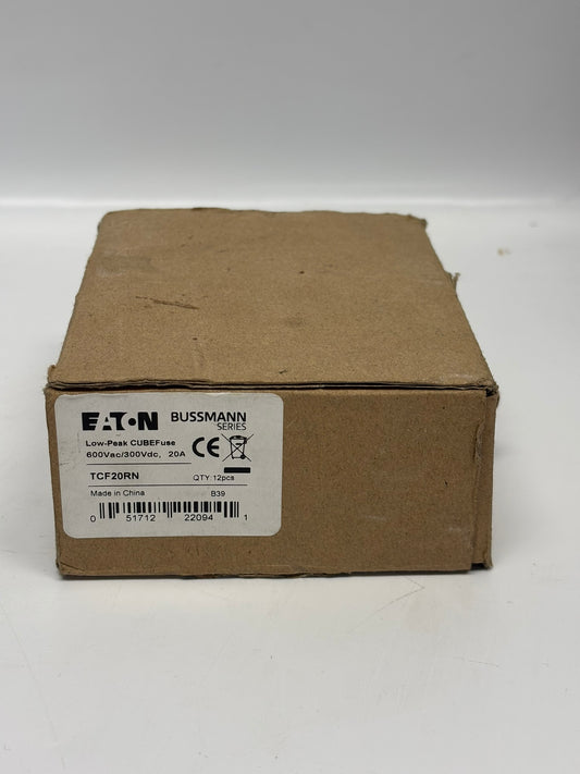 Eaton TCF20RN Bussmann Low-Peak CUBEFuse 600Vac/300Vdc, 20A