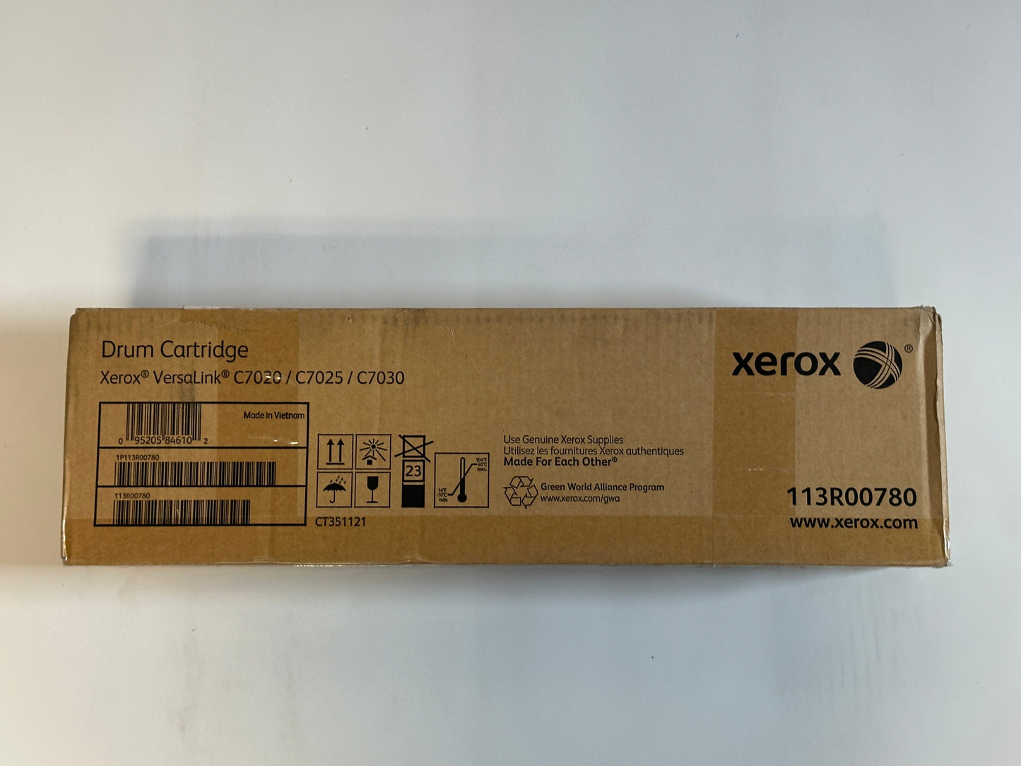 New Genuine Xerox VersaLink C7020, C7025, C7030 Drum Cartridge 113R00780