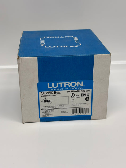 Lutron PHPM-WBX-120-WH Phase-Adaptive Power Module 120-277V 49W T5HO 2 Lamps
