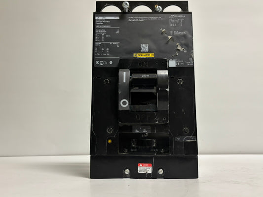 Square D LAP36250MB8002 250A 3-Pole 600V L-Frame Circuit Breaker Unit Mount