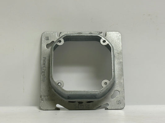24 PK Orbit 54125X Adjustable Steel Plaster Ring for 4" Square Boxes