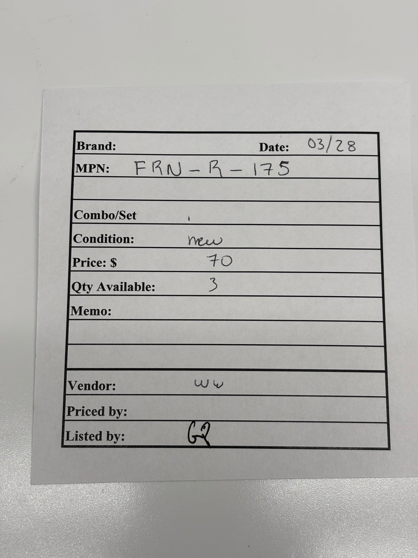 Eaton FRN-R-175 Bussmann Fusetron Class RK5 Fuse