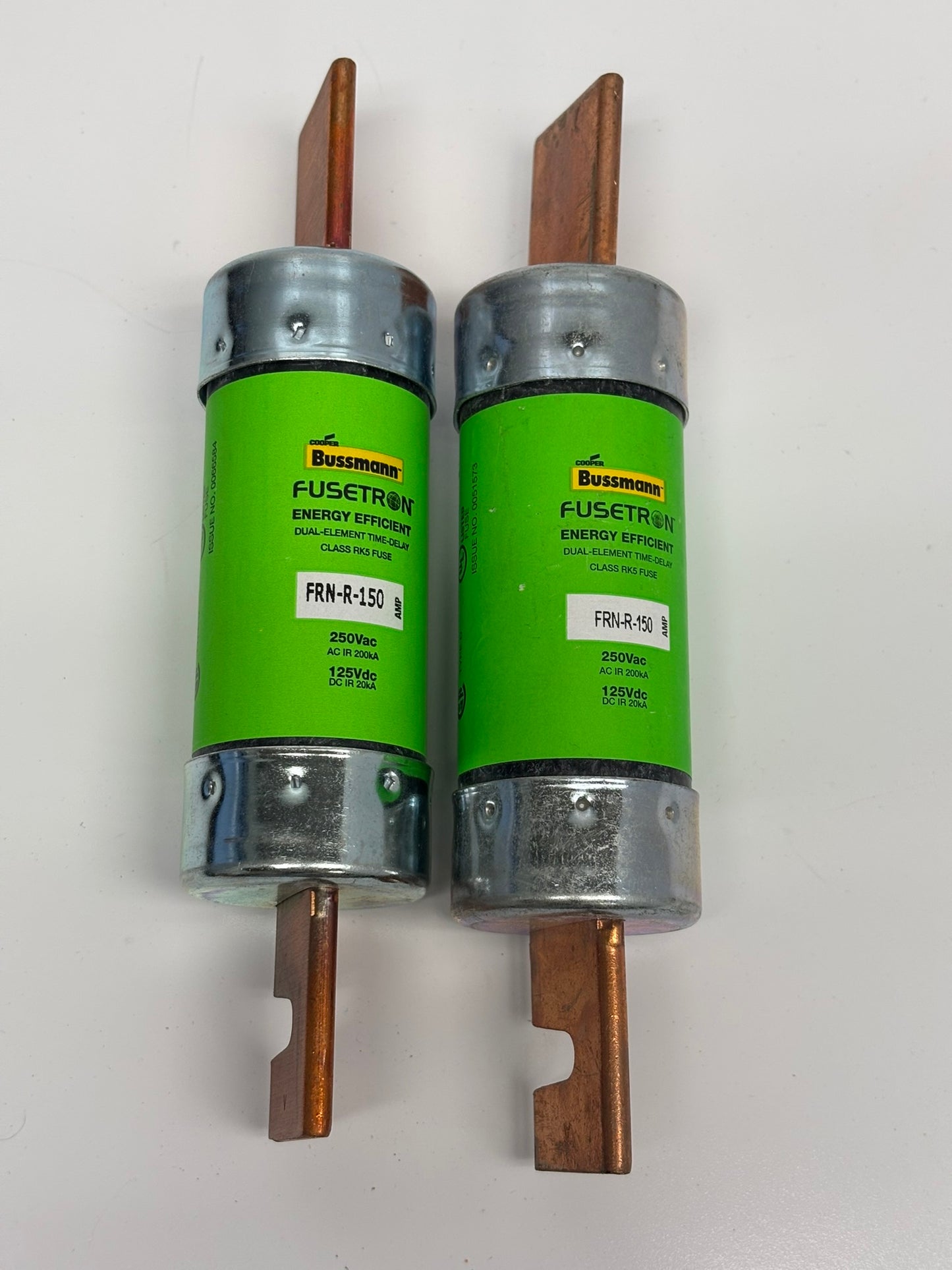 2- Pack Eaton FRN-R-150 Bussmann Fusetron Class RK5 Fuse