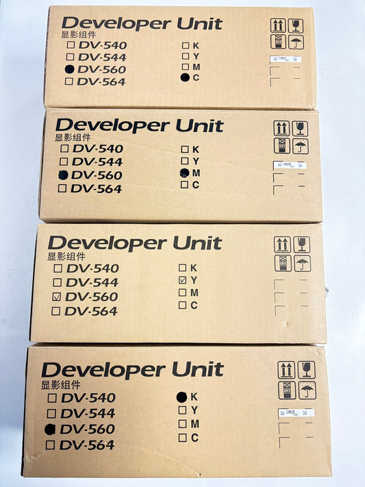 4 OEM Kyocera M6026cidn,C5200DN,C5350DN DV560, DV-560 CMYK Developer Unit