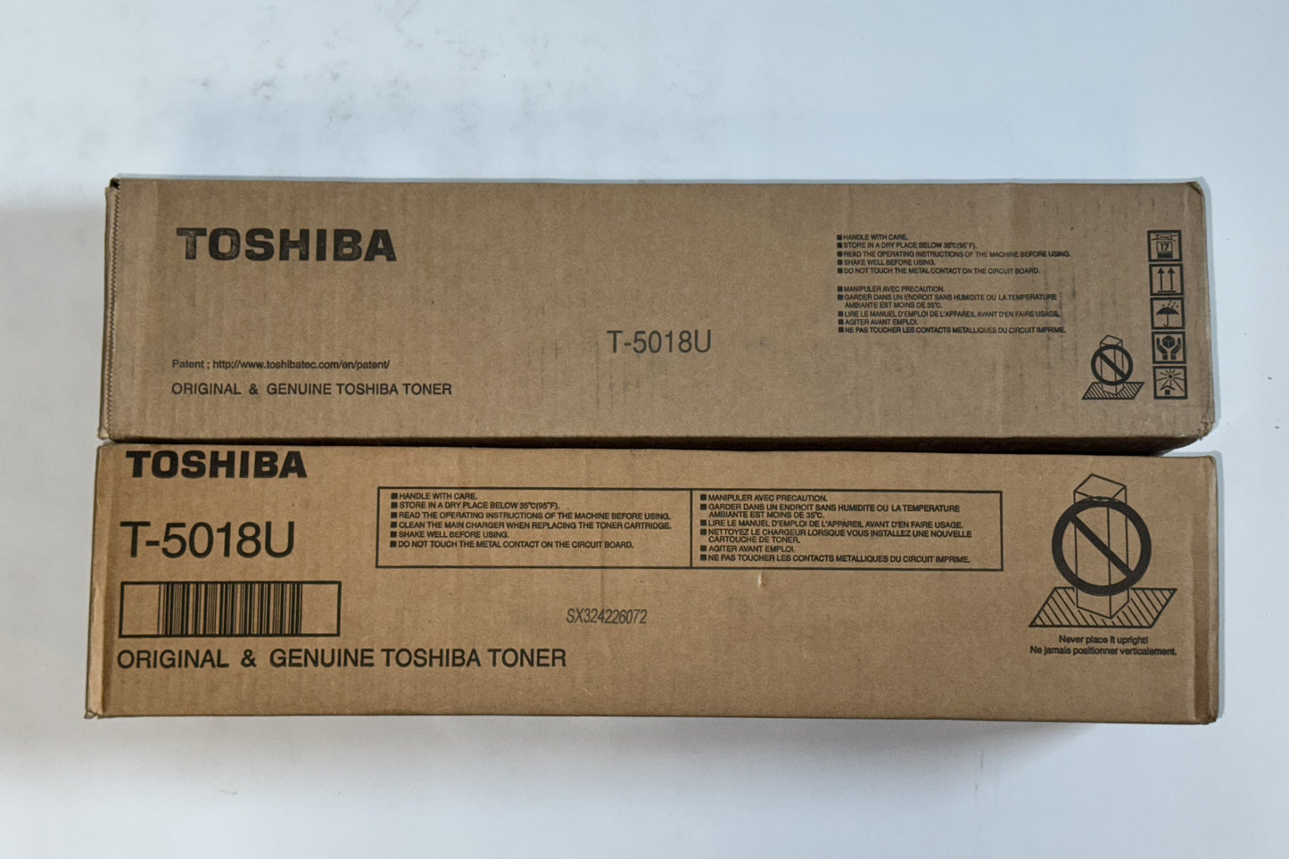2 OEM Toshiba e-STUDIO 2018A,2518A,3018A,3518A,4518A,5018A Black Toners T-5018U