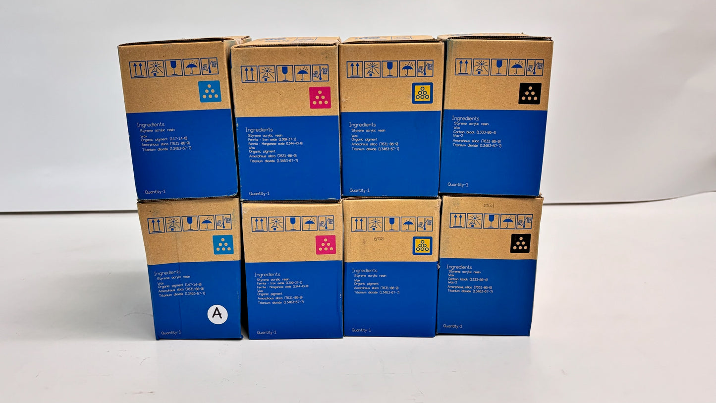 8 Genuine Konica Minolta C3851,C3351 TNP49 CMYK Toners TNP49CCMMYYKK