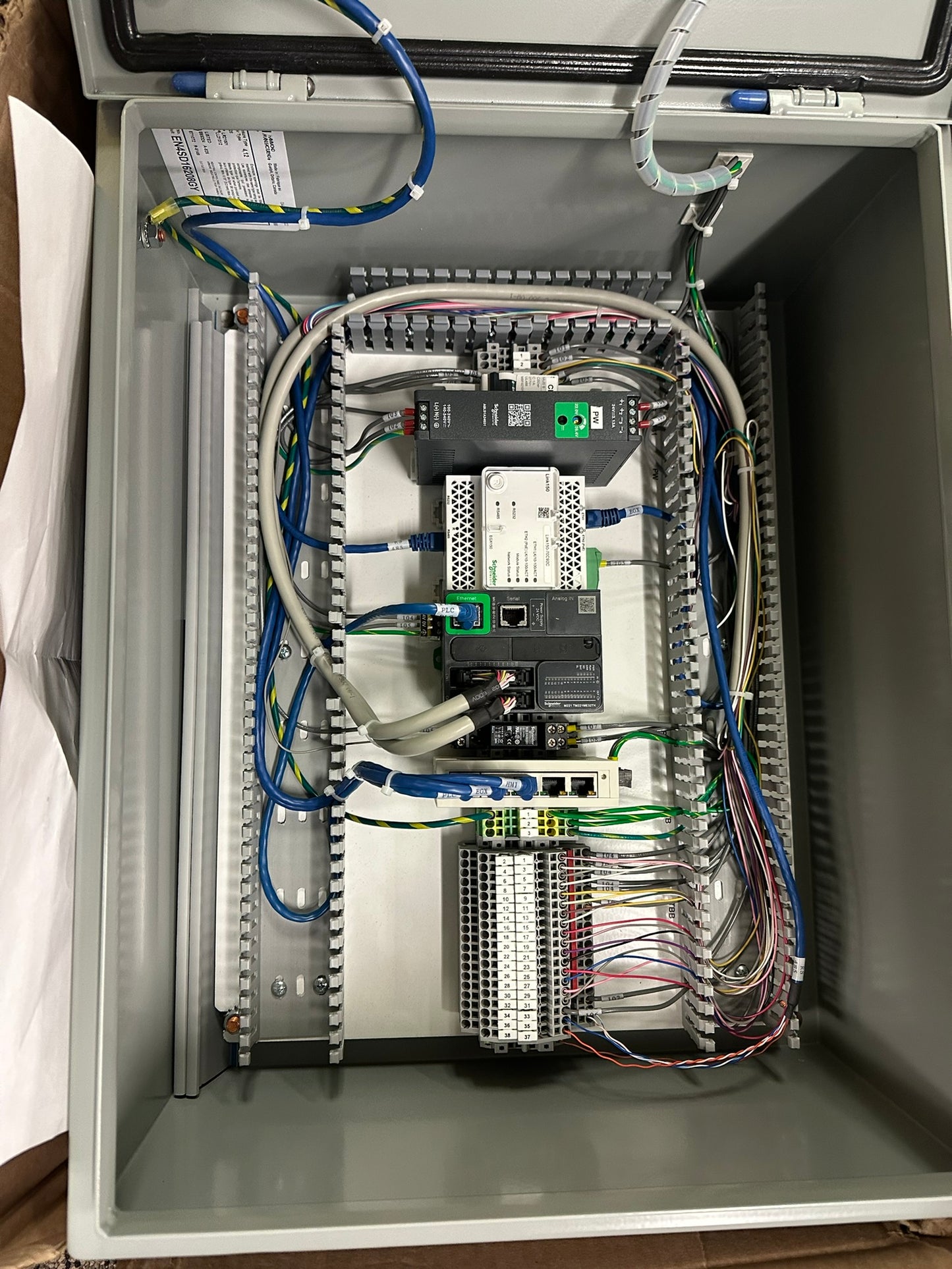 Schneider HMI Alarm Control Panel Interface