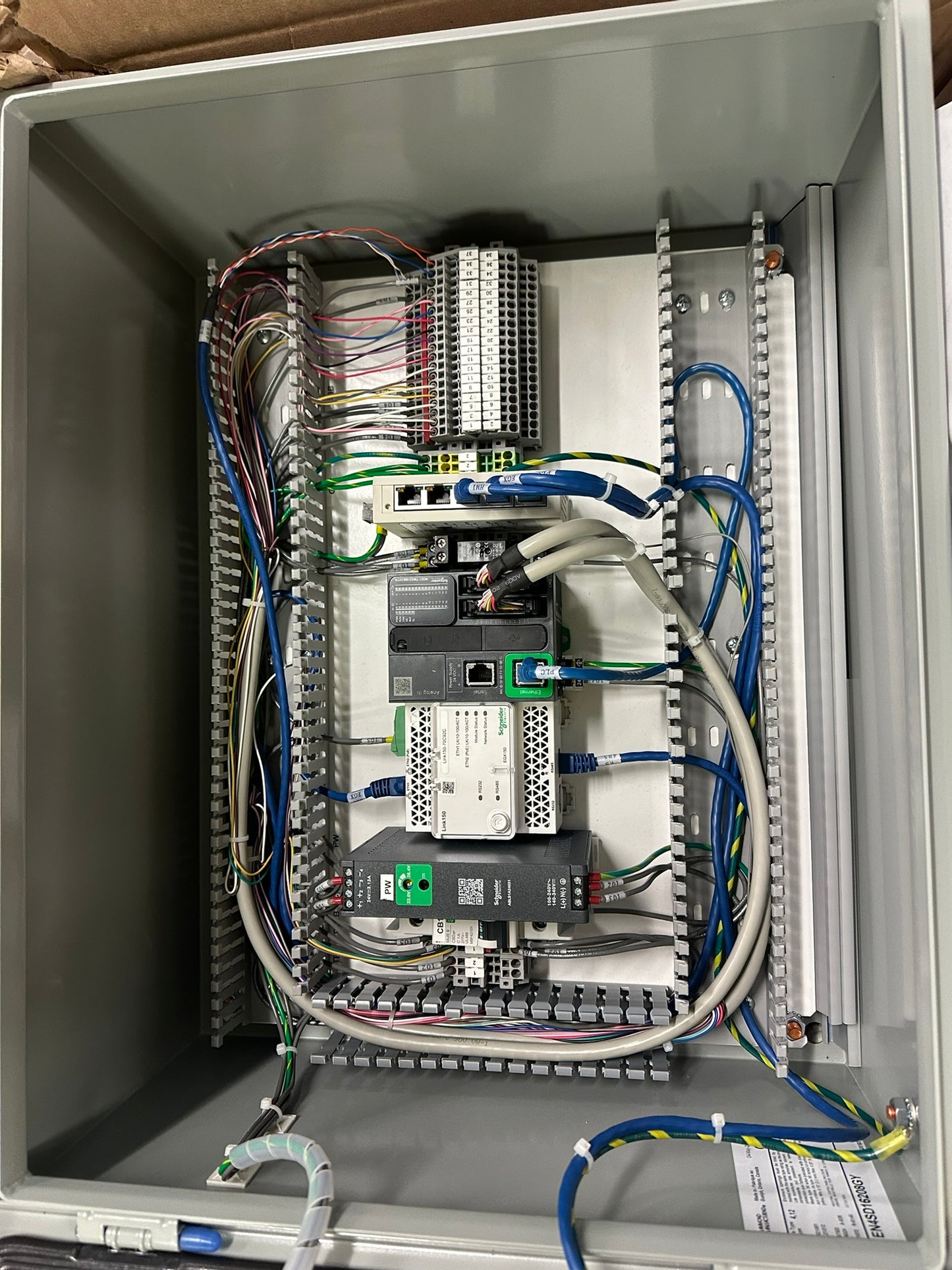 Schneider HMI Alarm Control Panel Interface