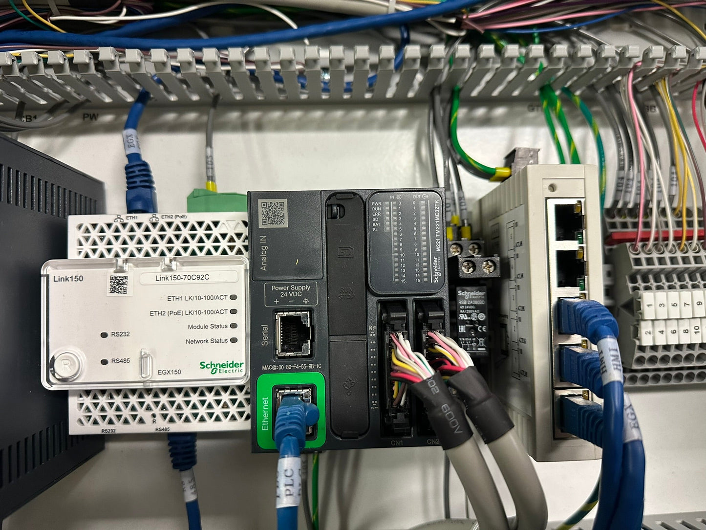 Schneider HMI Alarm Control Panel Interface
