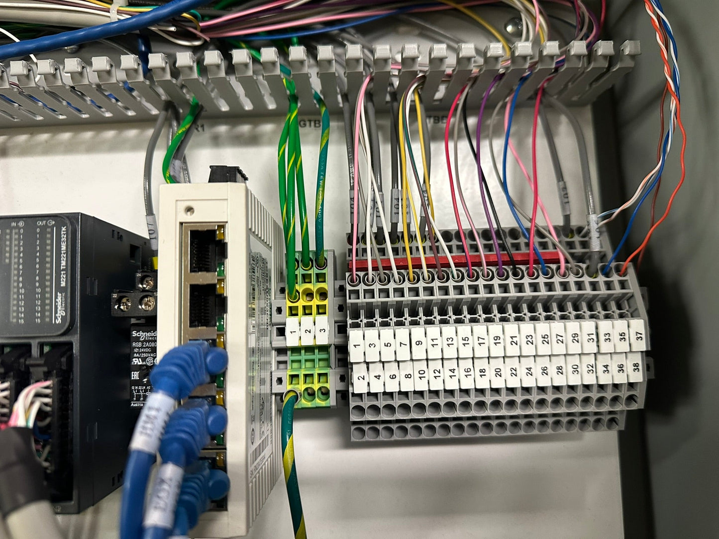 Schneider HMI Alarm Control Panel Interface