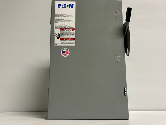 Eaton DG322UGB 60A 240V 3-Pole Non-Fusible Safety Switch, NEMA 1 Enclosure