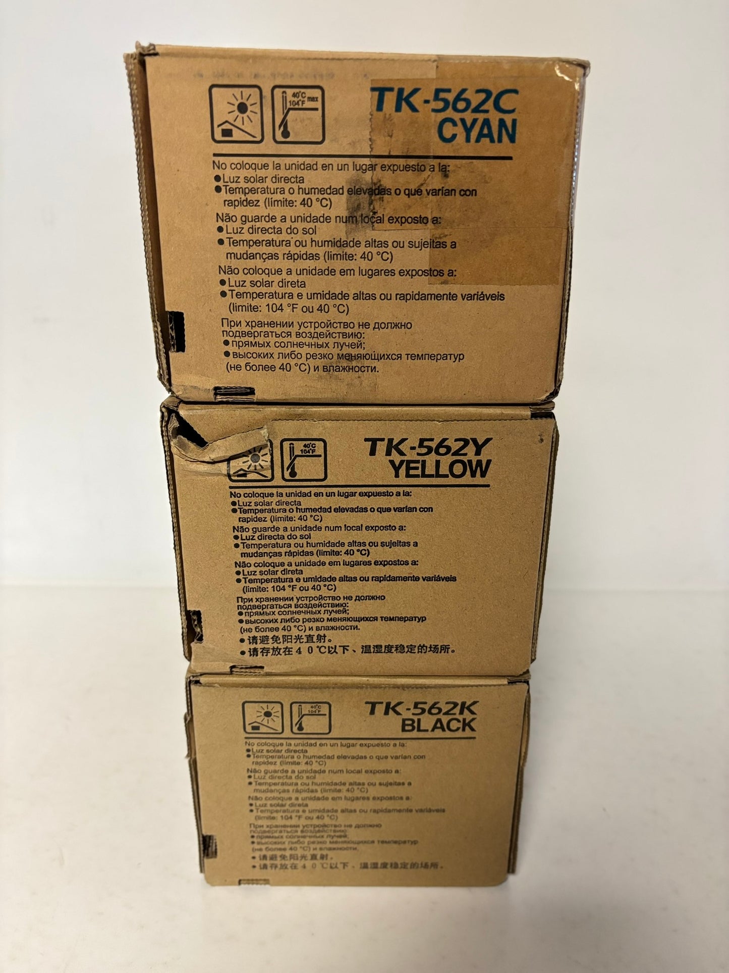 3 OEM Kyocera Mita FS-C5300,C5350,P6030 TK-562CYK Toner Cartridge Same Day Ship