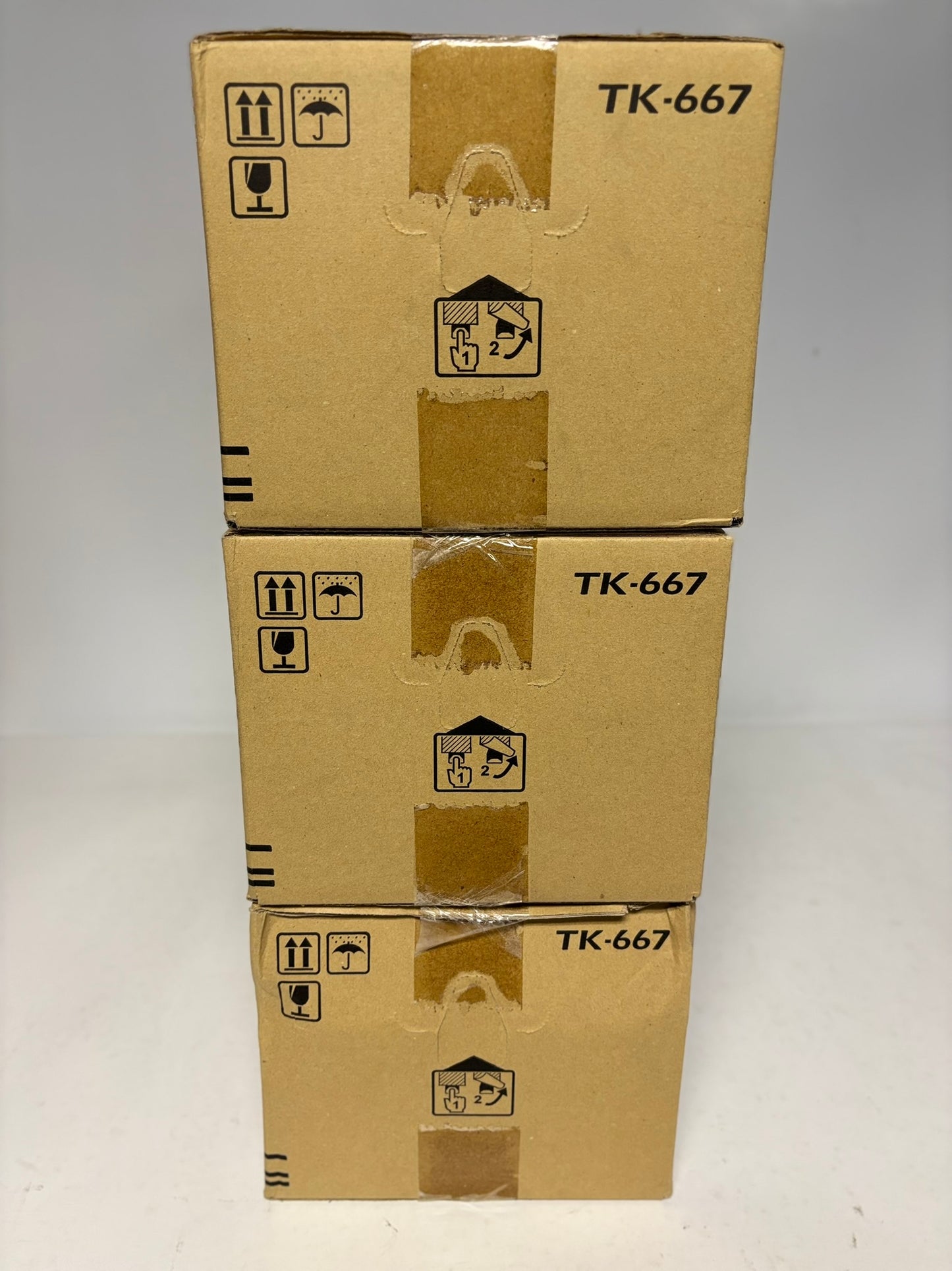 3 OEM Kyocera TASKalfa 620,820 Black Toner Cartridge TK-667  1T02KP0US0