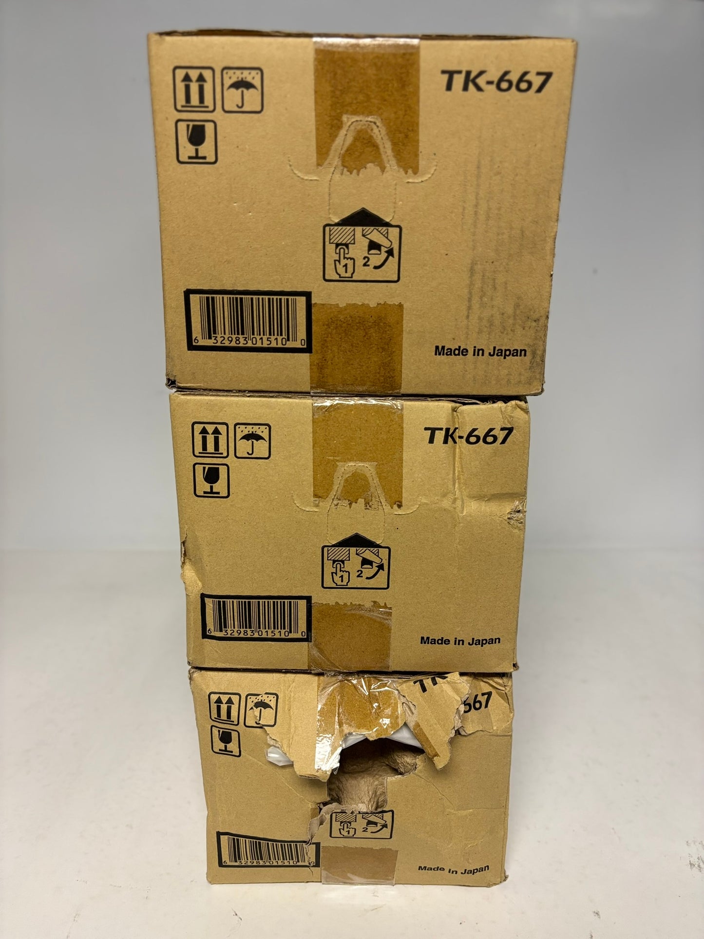 3 OEM Kyocera TASKalfa 620,820 Black Toner Cartridge TK-667  1T02KP0US0