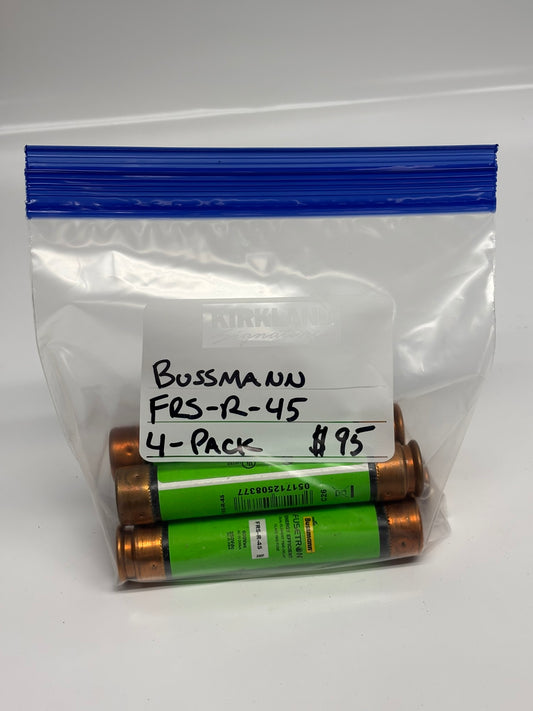 4-Pack Eaton FRS-R-45 Bussmann Series Class RK5 Fuse