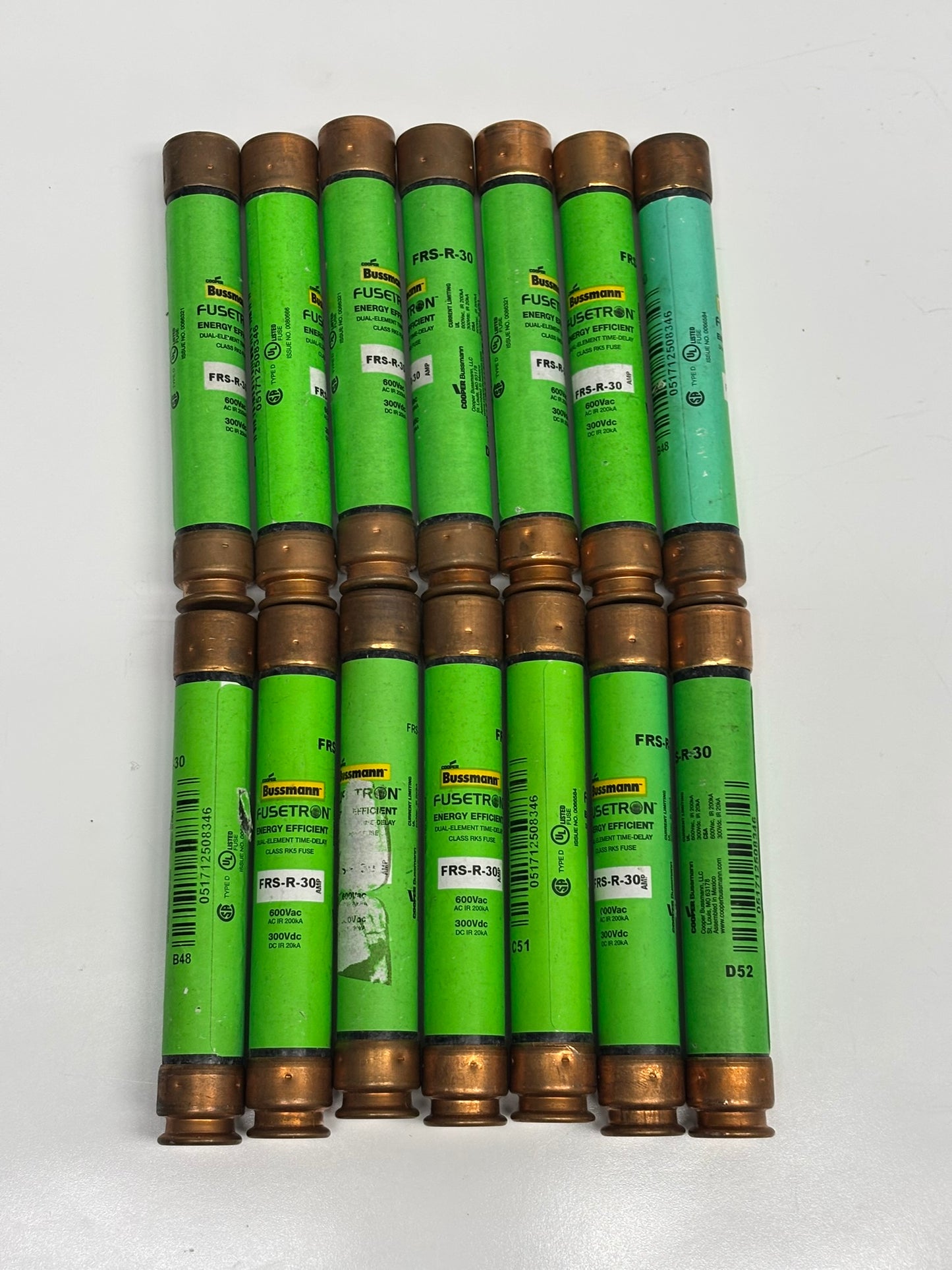 14-Pack Eaton FRS-R-30 Bussmann Series Class RK5 Fuse