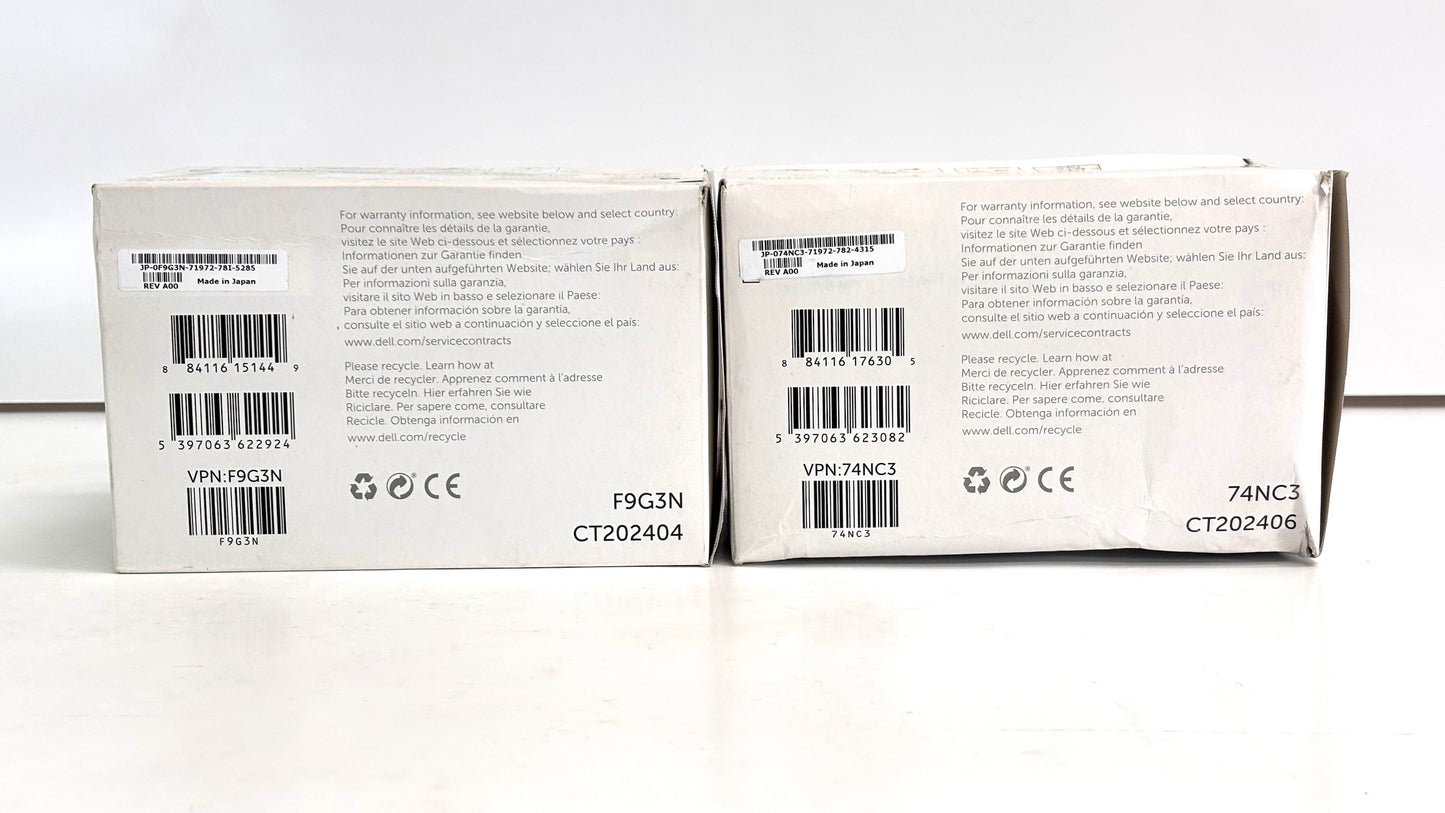 2 Genuine Dell S2815, H815 Black Toners 74NC3, F9G3N (1 Extra HY & 1 standard)