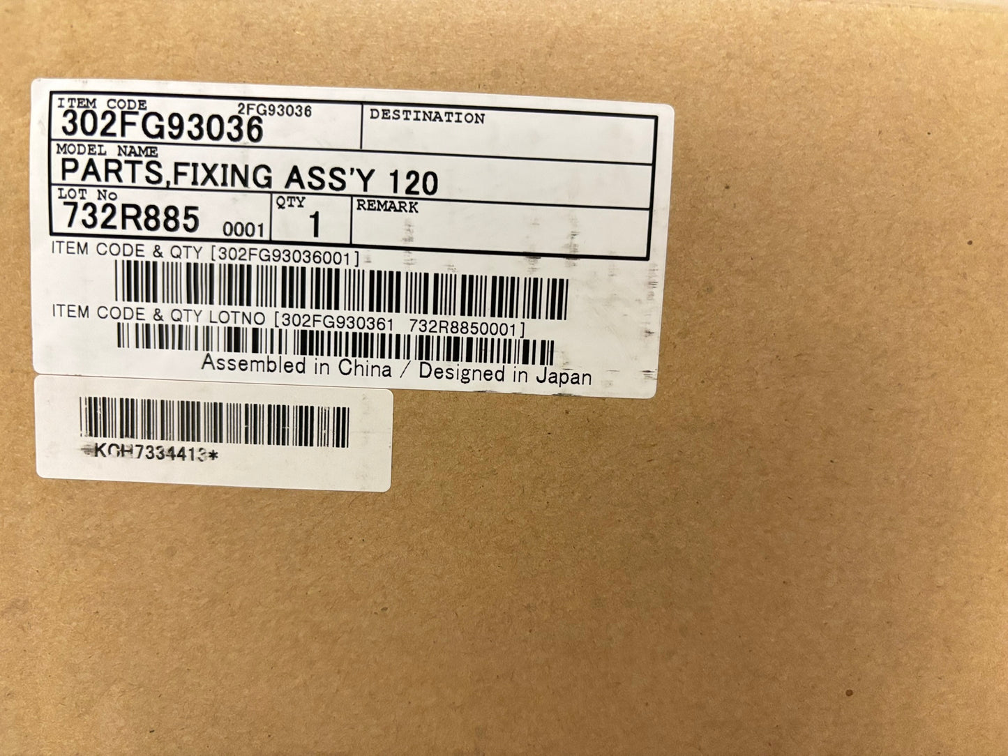 Open OEM Kyocera CS3035,CS5035,IT5035 Fuser Unit-120V 302FG93036 (302FG93037)