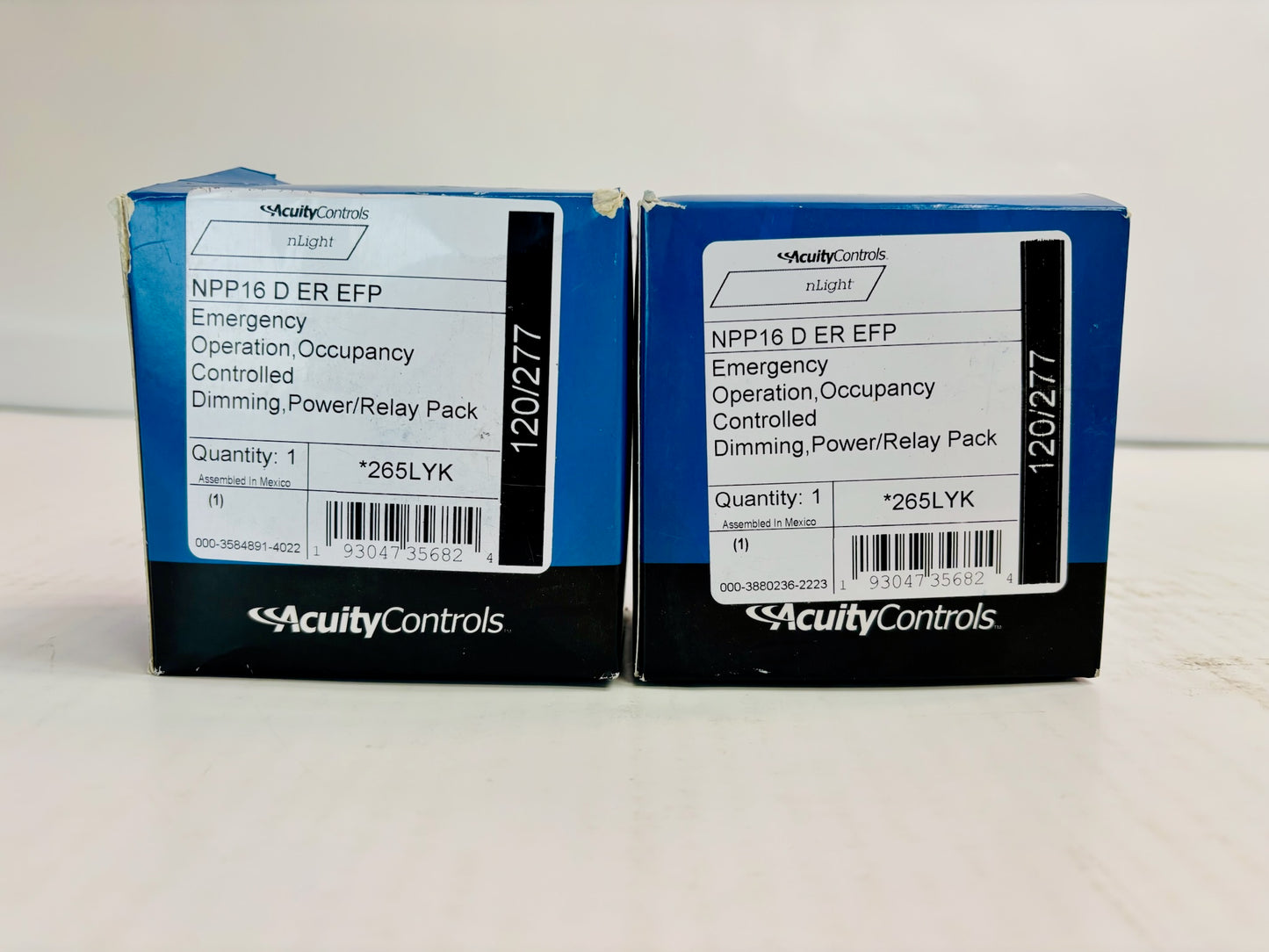 2 Pk Acuity Controls NPP16 D ER EFD nLight Power and Relay Pack