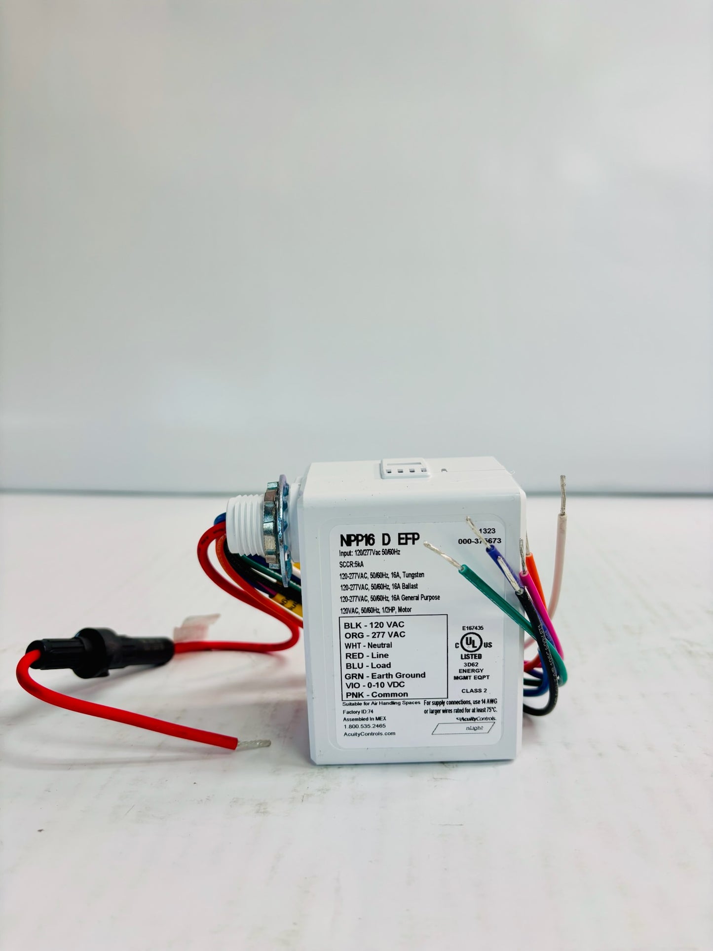 Acuity NPP16-D-EFP Occupancy Controlled Dimming, Power/Relay Pack