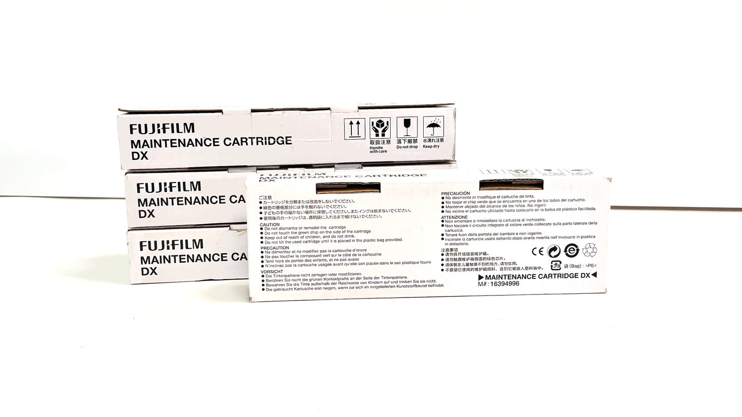 4 Genuine Fuji Film DX100 Maintenance Containers/ Waste Ink Tanks 16394996