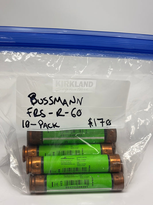 10-Pack Eaton FRS-R-60 Bussmann Series Class RK5 Fuse