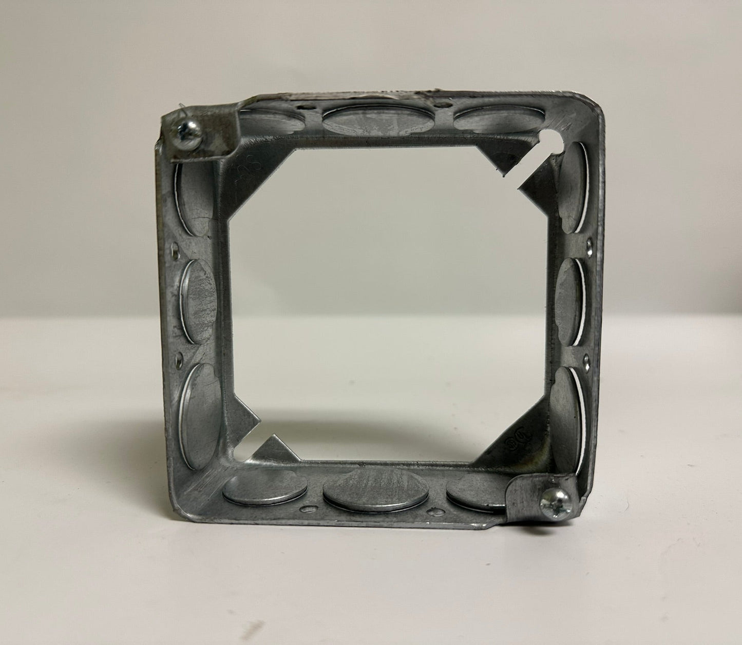 36 PK Steel City 53151 New 4" Square Steel Box Extension Ring, Open Box