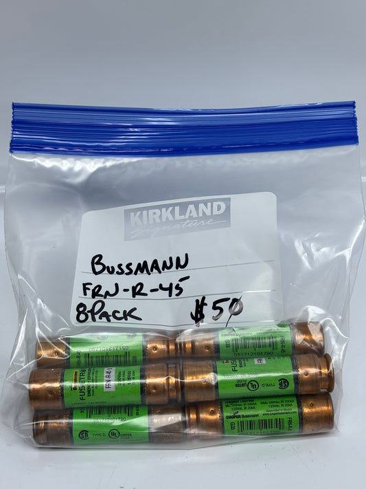 8-Pack Eaton FRN-R-45 Bussmann Series Class RK5 Fuse