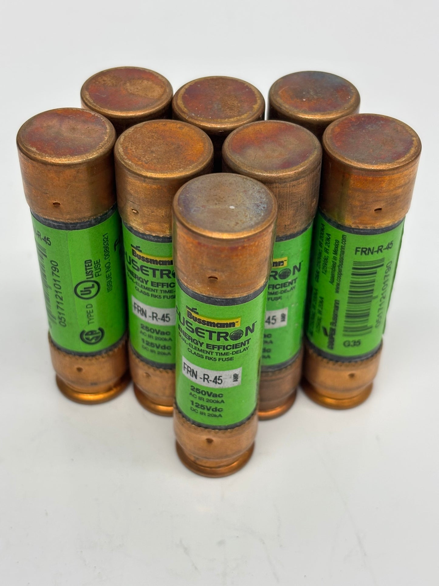 8-Pack Eaton FRN-R-45 Bussmann Series Class RK5 Fuse