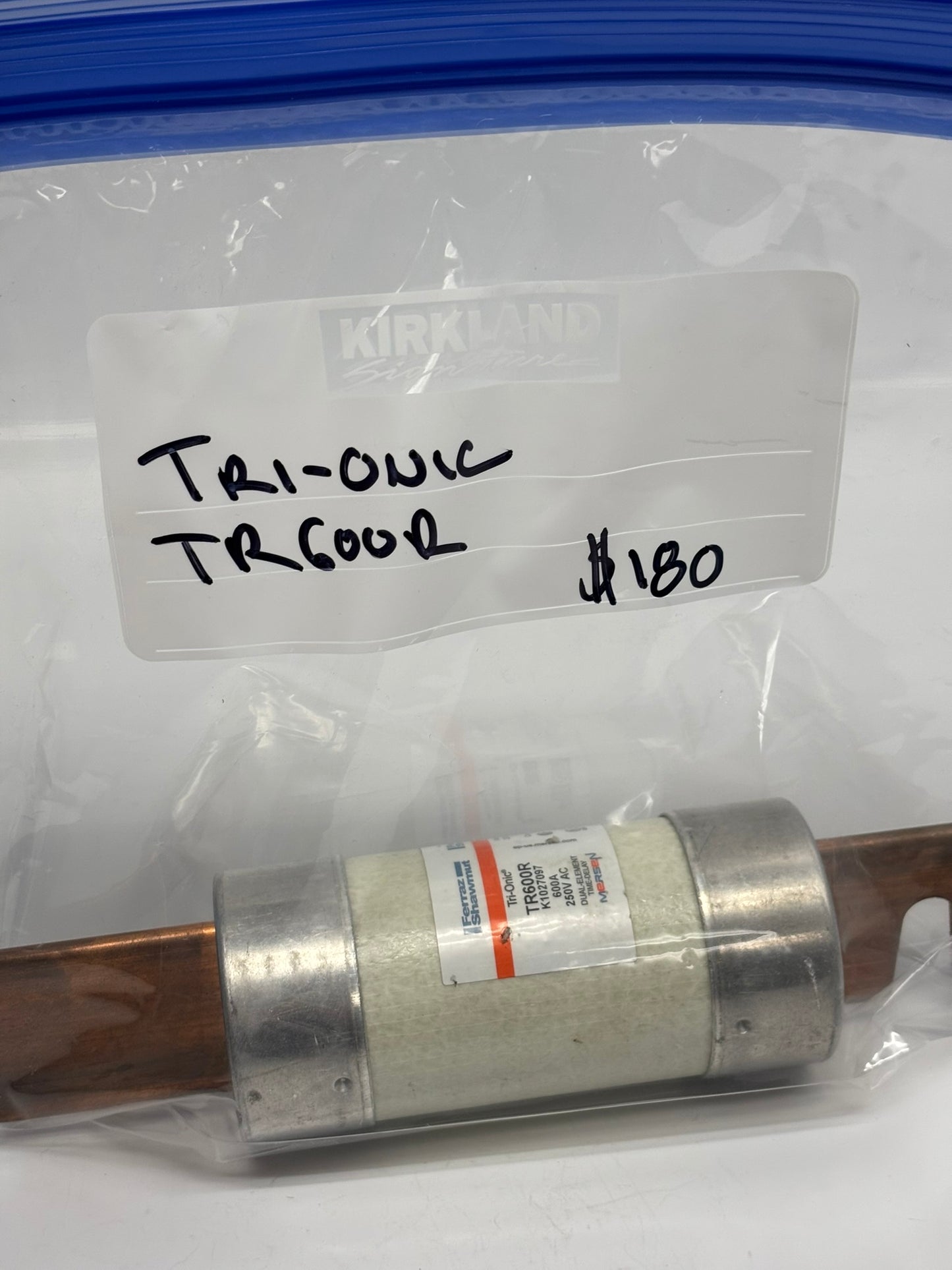 Mersen TR600R Tri-Onic Time-Delay/ Class RK5 Fuse, 250VAC/160VDC