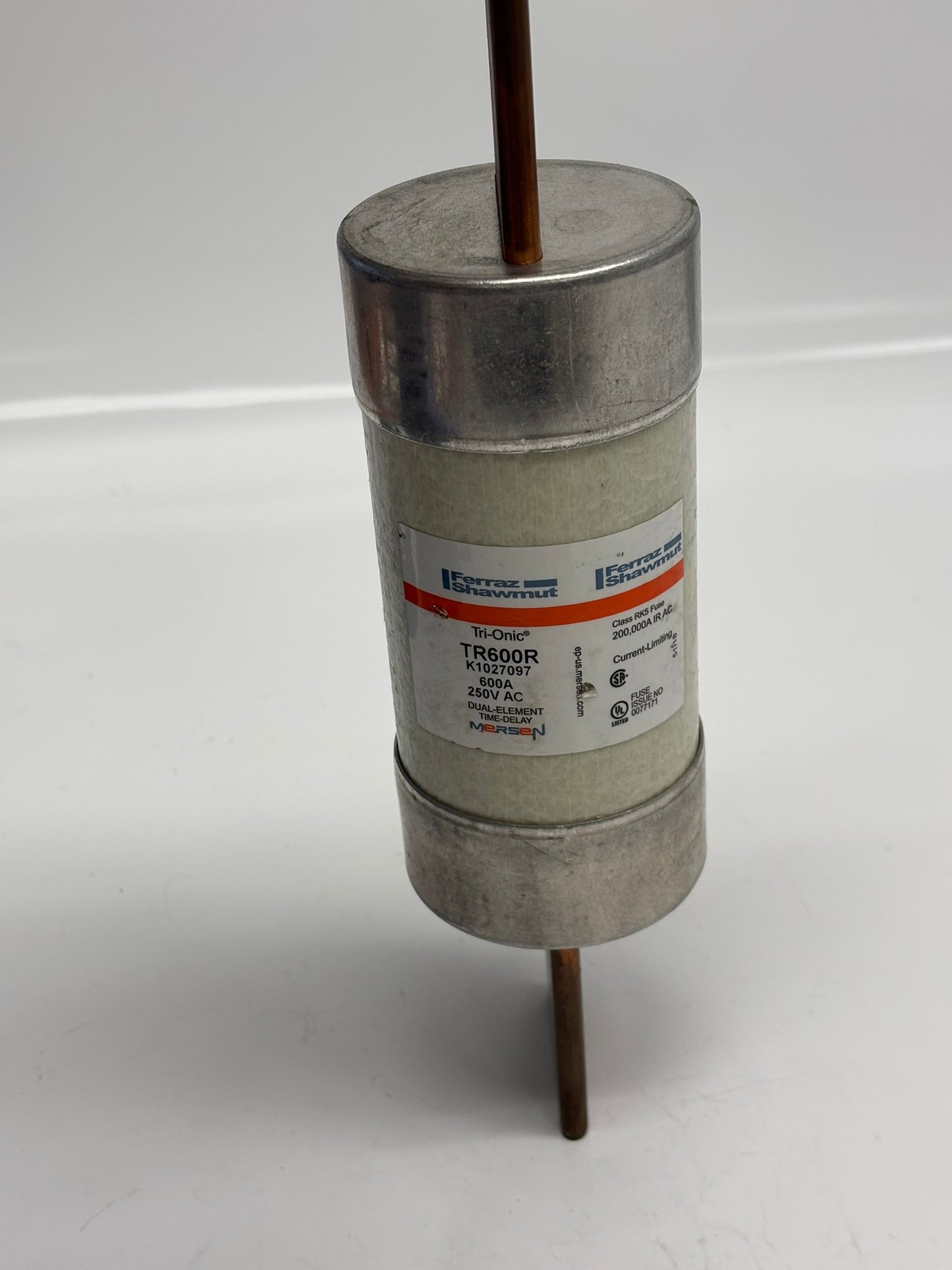 Mersen TR600R Tri-Onic Time-Delay/ Class RK5 Fuse, 250VAC/160VDC