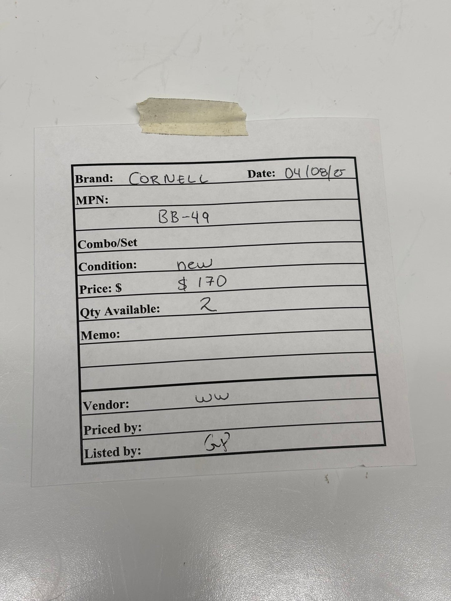 Cornell Communications BB-49 Enclosure, Surface Mount, Brown
