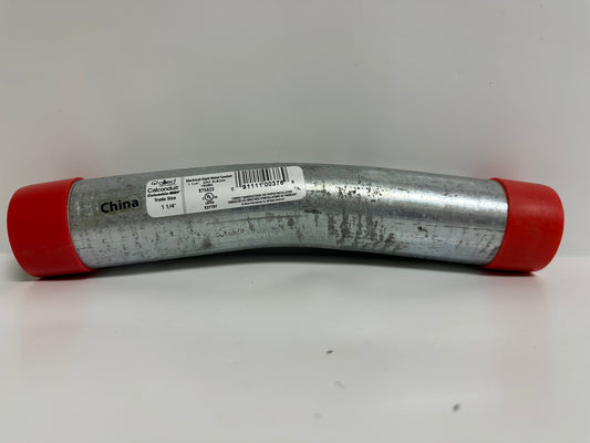 4 PK New Allied 876820 New 1-1/4" Rigid 15° Elbow, Galvanized Steel, UL Listed