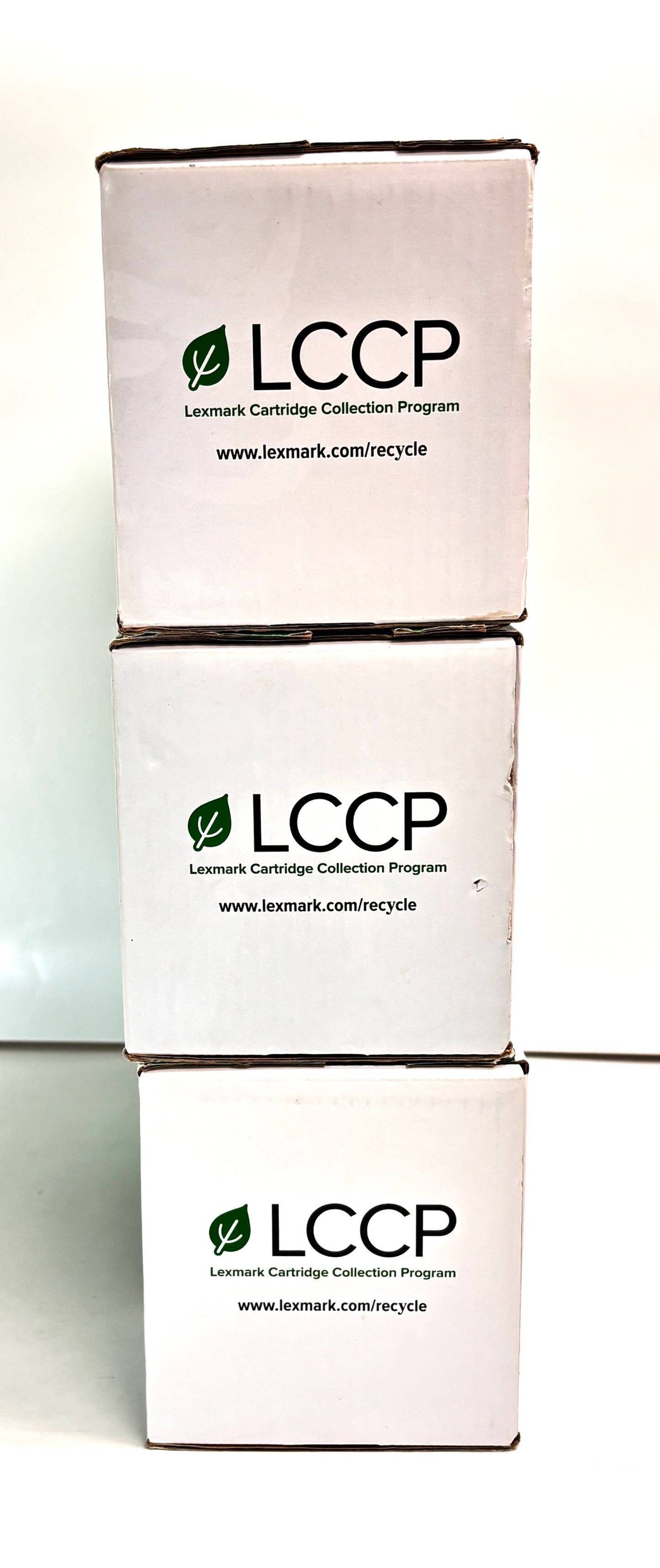 3 OEM Lexmark CX825/CX860 CMY Toners 72K0DC0, 72K0DM0, 72K0DY0 (Waterstain box)