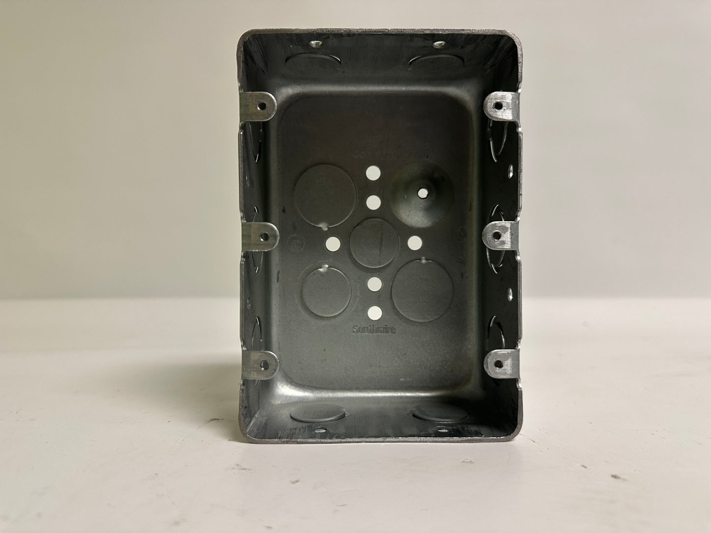 10 PK New Garvin MGSB-3 Open 3-Gang Steel Electrical Switch Box, 2-1/8" Deep