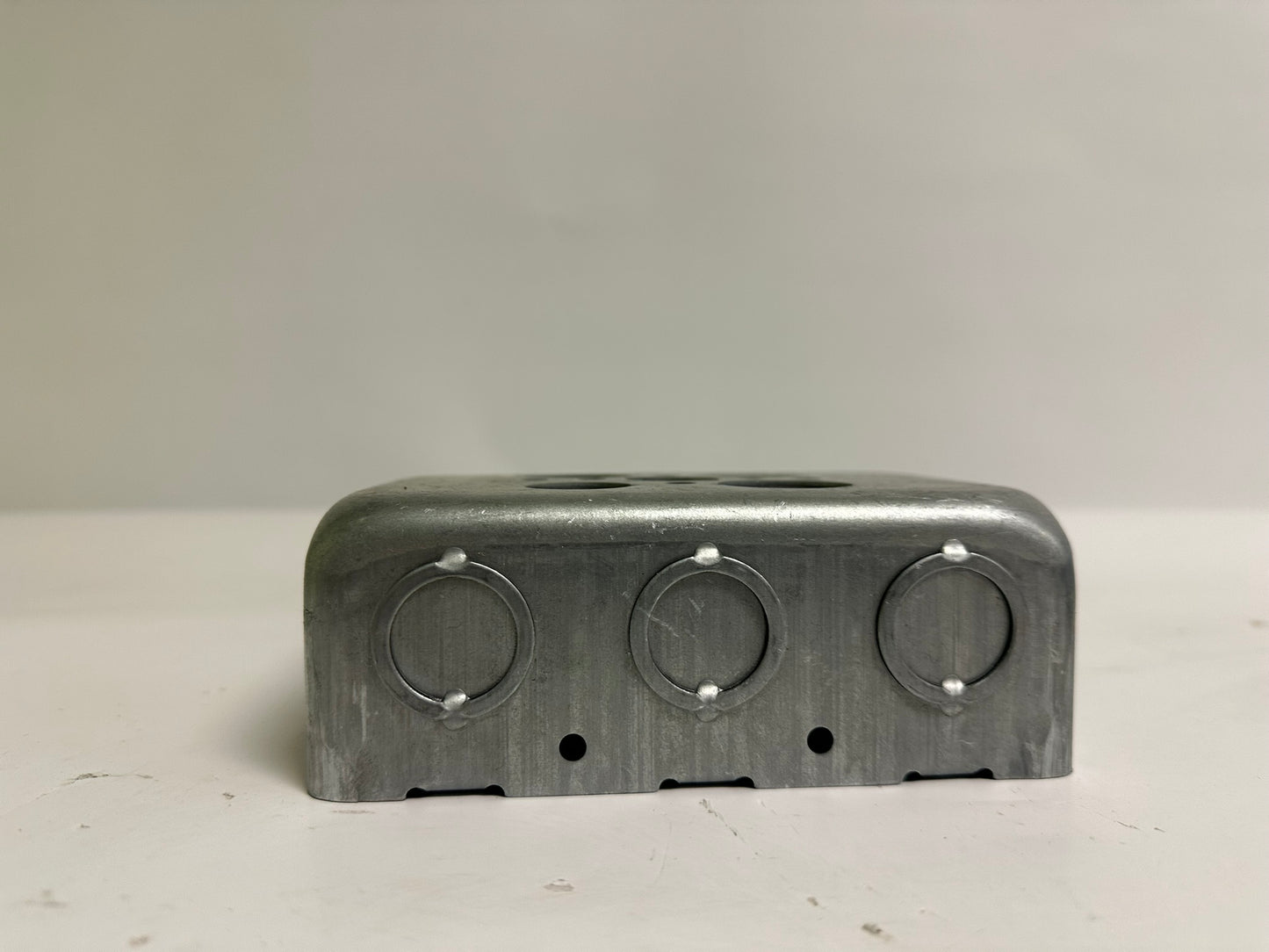 10 PK New Garvin MGSB-3 Open 3-Gang Steel Electrical Switch Box, 2-1/8" Deep