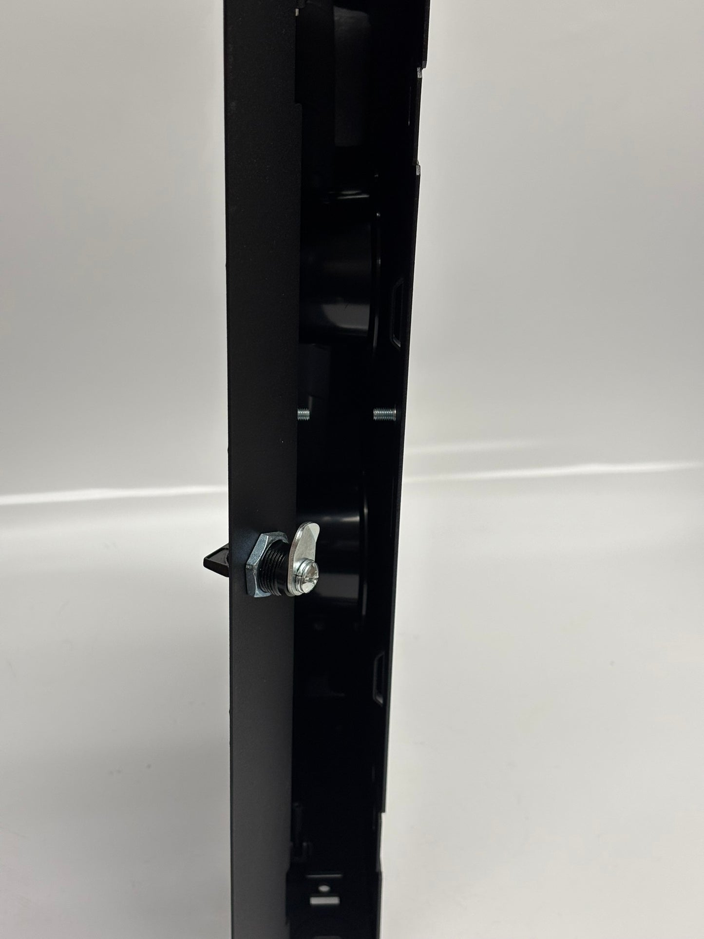 Panduit FRME1 Opticom Enclosure, Fiber Optic Rackmount, 1 RU, 3 Ports, Steel, Black