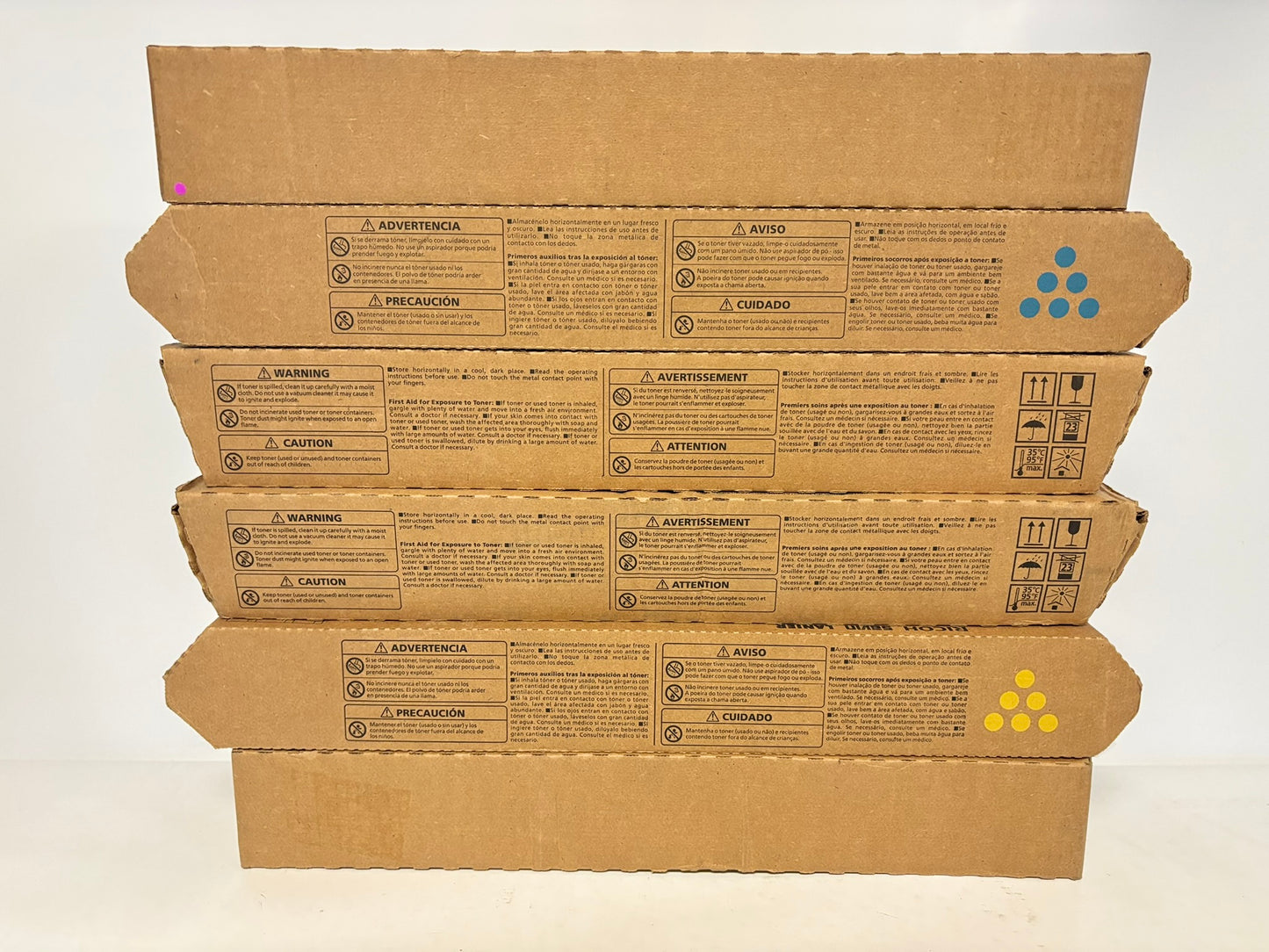 6 Genuine Ricoh IM C4500/C6000 CCMYYK Toners 842282,842281,842280,842279