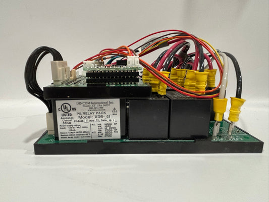 Honeywell 03-0480-X06-510 Relay Pack, 5 Outputs, 100–277VAC, DIN Rail Mount
