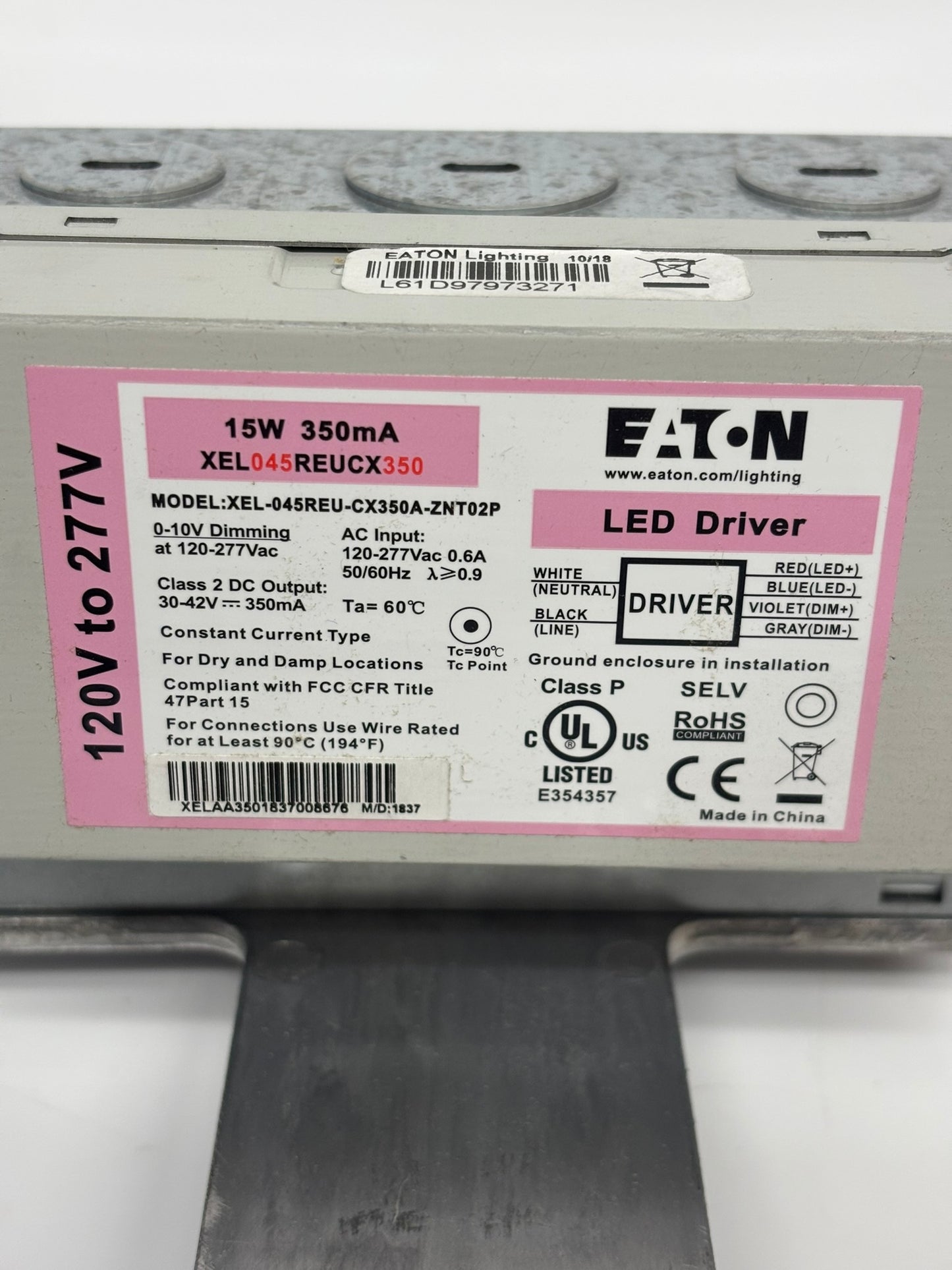 Eaton LD6B15D010 Cooper Lighting LED Downlight, Die Cast Aluminum