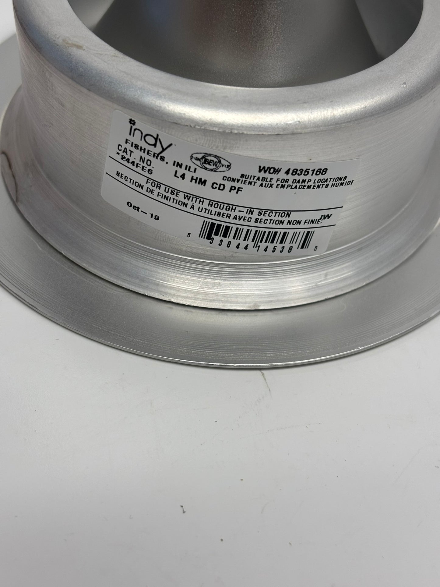 Acuity L4-HM-CD-PF Indy Silent Ceiling L4 Hyperbolic Reflector Trim