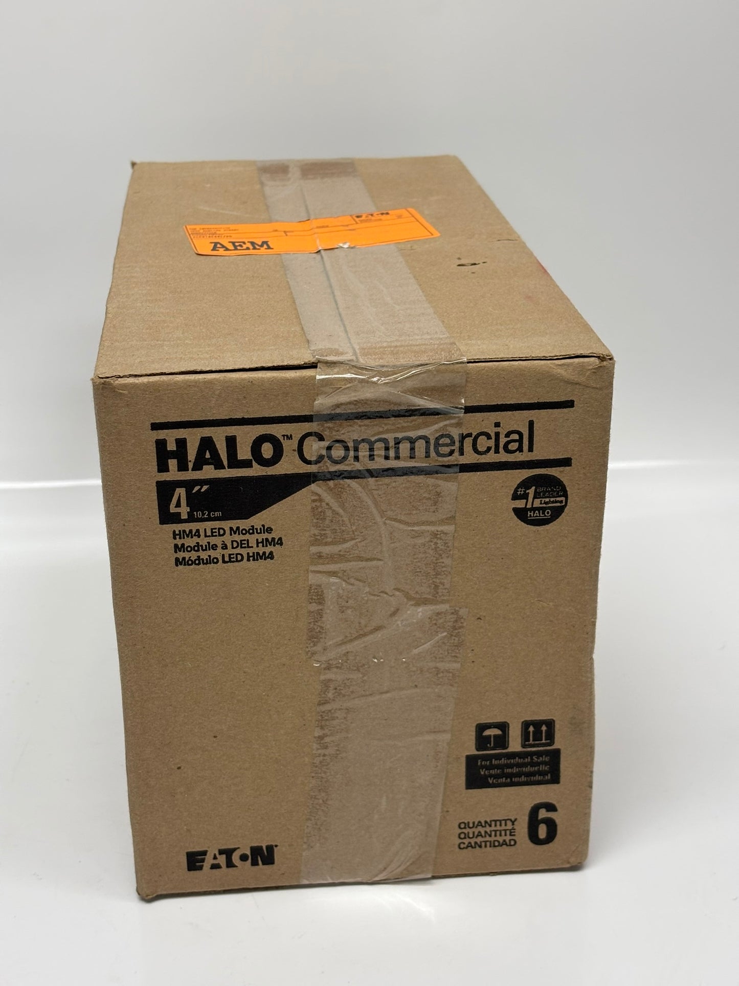 6-Pack Eaton HM412830 Halo Recessed Commercial  4" LED Module, 1000 - 2000 Lumens, 80 CRI, 3000K Color Temperature