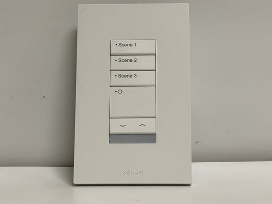 OSRAM EN-WS-SC3-ZB-WH Zigbee 3-Button Wireless Scene Dimming Wallstation